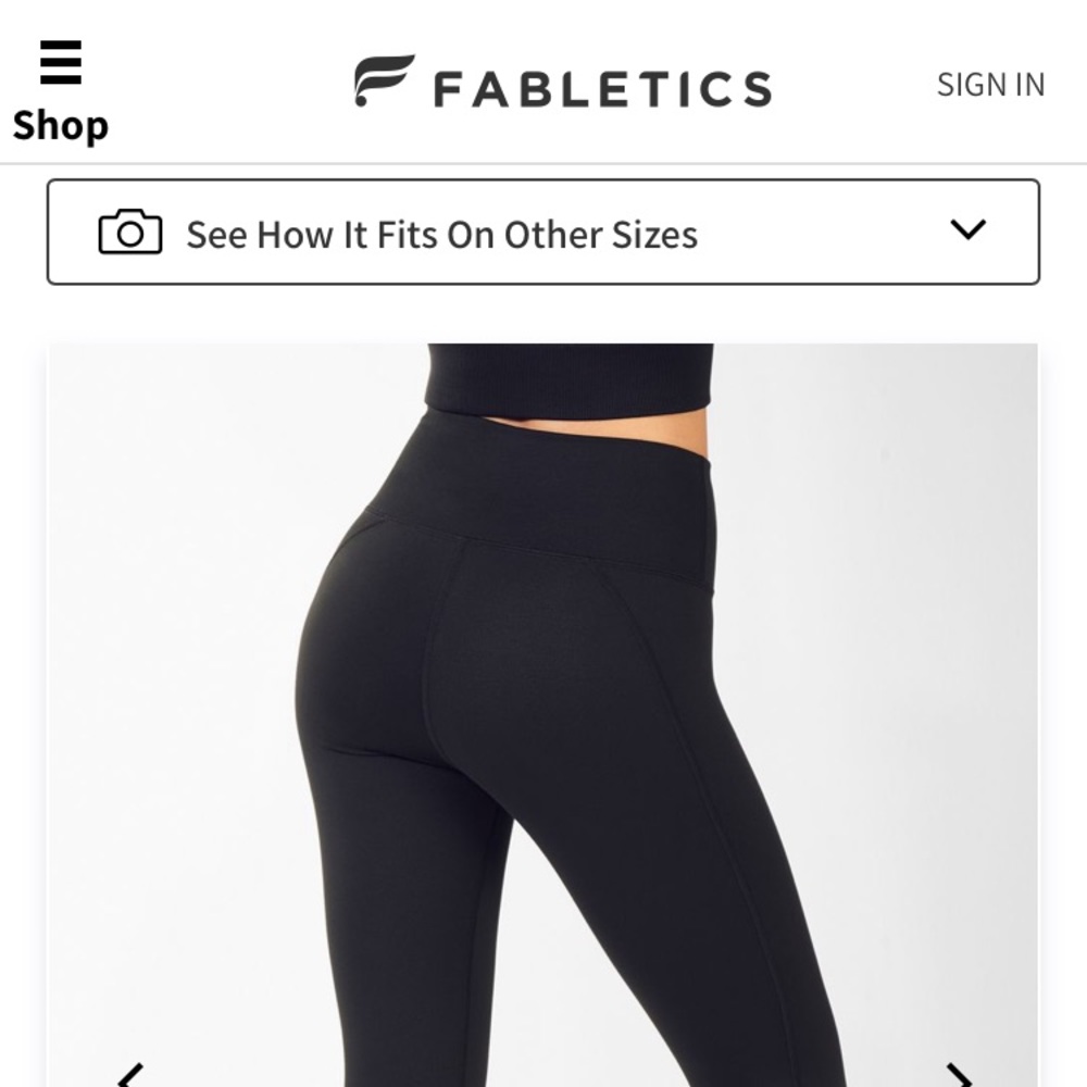 Fabletics black leggings